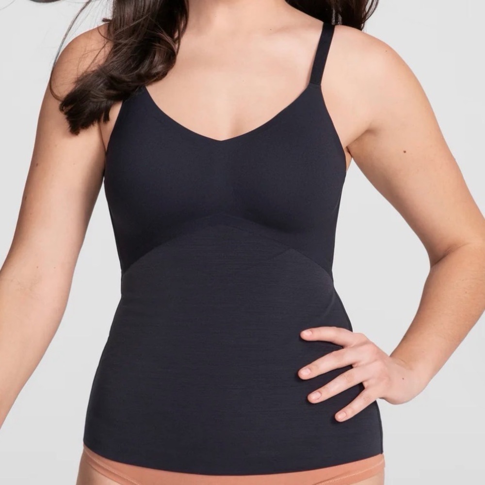 NWT Honeylove Liftwear Cami NEW Size L in Black Vamp